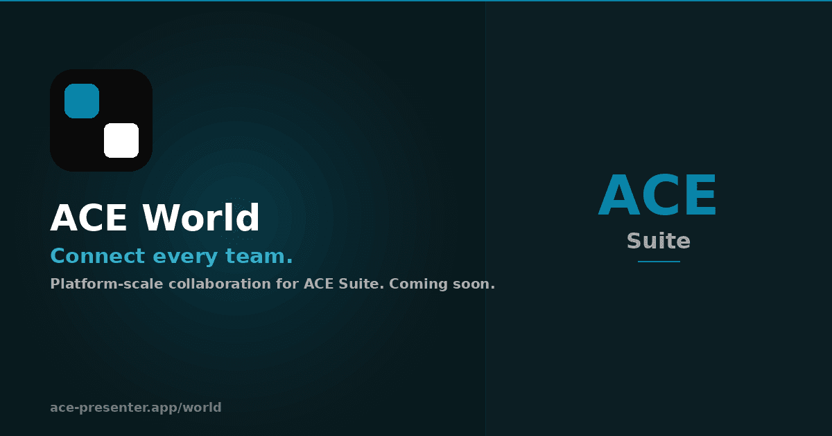 ACE World virtual venue
